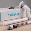 TailsUp Electric Rotary Household Cleaning Brush, Cordless Rotary Scrubber Brush, Replaceable Brush Head and Adjustable Extension Handle, Electric Cleaning Brush for Bathroom Floor Tiles (White) - Image 3