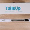 TailsUp Electric Rotary Household Cleaning Brush, Cordless Rotary Scrubber Brush, Replaceable Brush Head and Adjustable Extension Handle, Electric Cleaning Brush for Bathroom Floor Tiles (White)